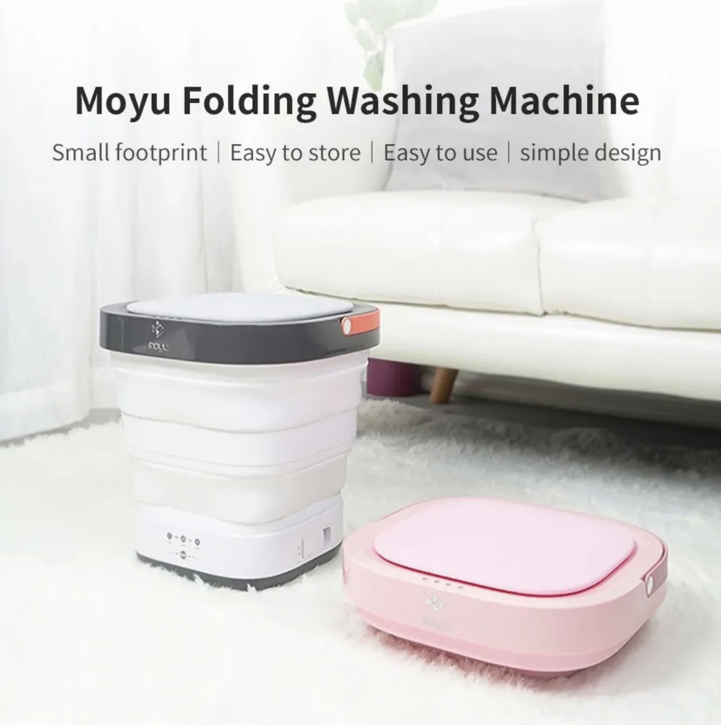 Vgnore x Moyu Mini Laundry Machine, Portable Washing Machine